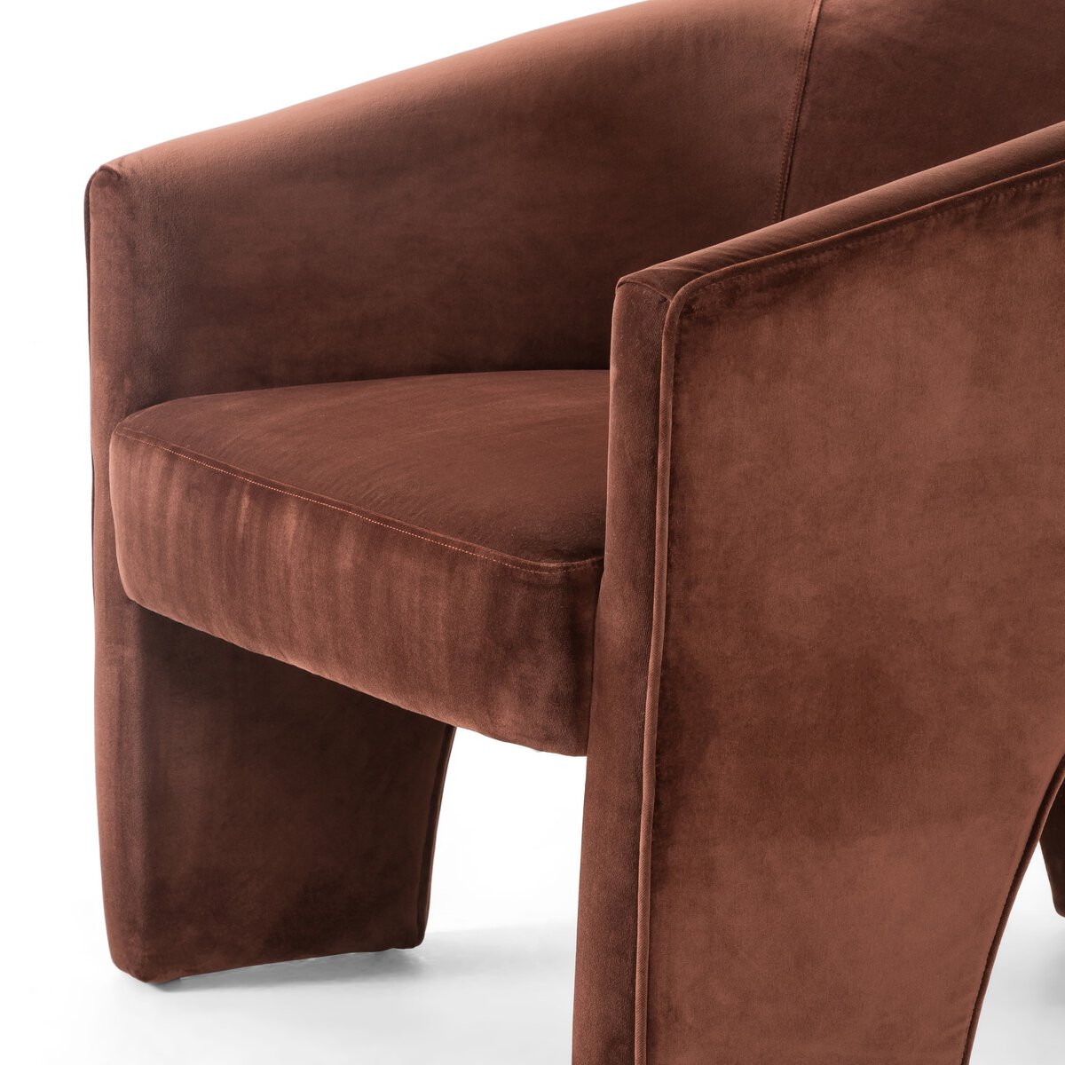 Fae Chair - Surrey Auburn - detail view