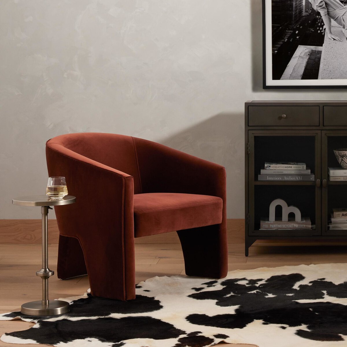 Fae Chair - Surrey Auburn - lifestyle view