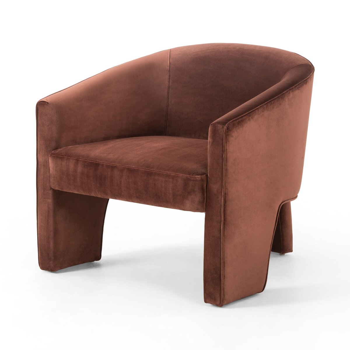 Fae Chair - Surrey Auburn - 3/4 view