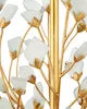 Fiorella Gold Chandelier angle 2
