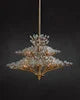 Fiorella Gold Chandelier angle 6