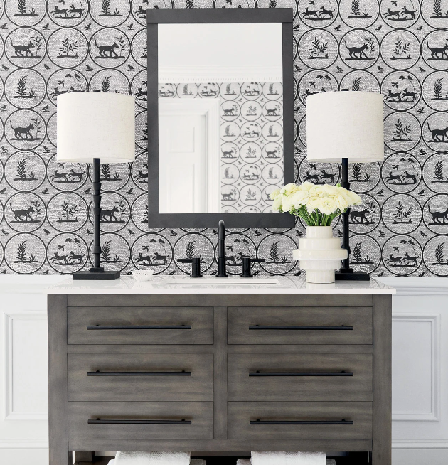 Lohn Black Table Lamp
