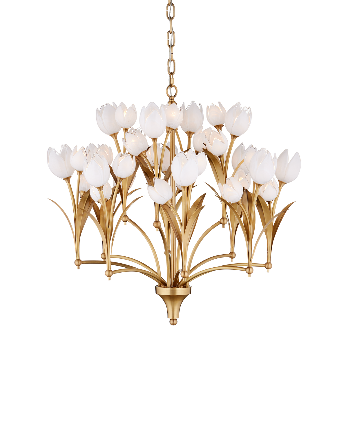 Glazen Tulpen Chandelier