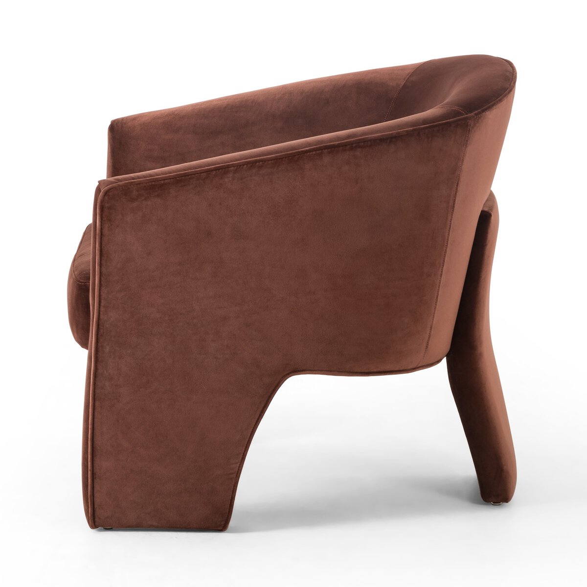 Fae Chair - Surrey Auburn - side view