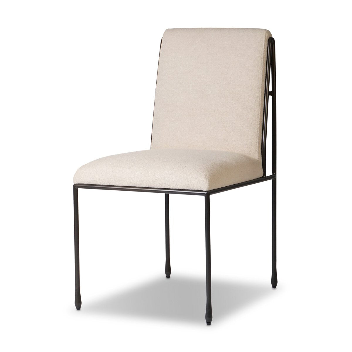 Decker Dining Chair - Crypton Wayfarer Snow - 3/4 view