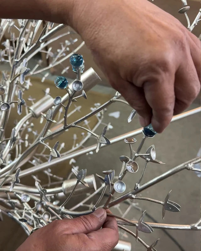Winterberry Chandelier angle 7
