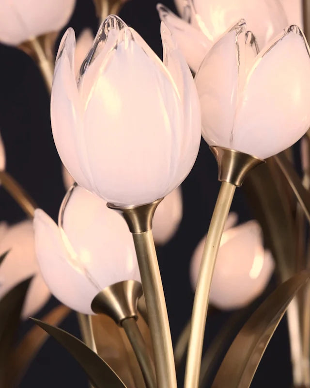 Glazen Tulpen Chandelier angle 9