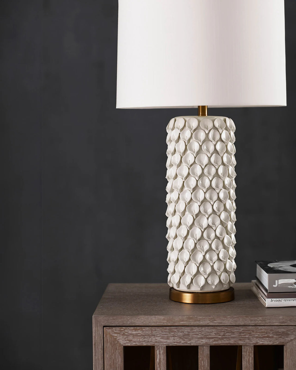 Calla Lily White Table Lamp