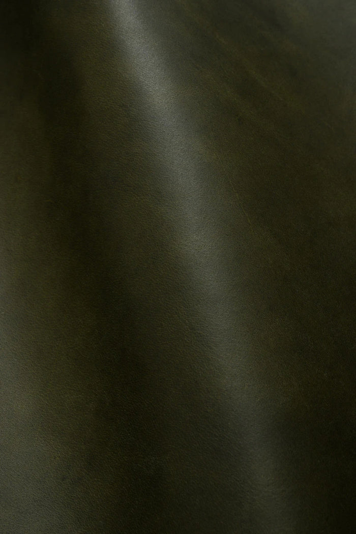 Dark Olive Leather