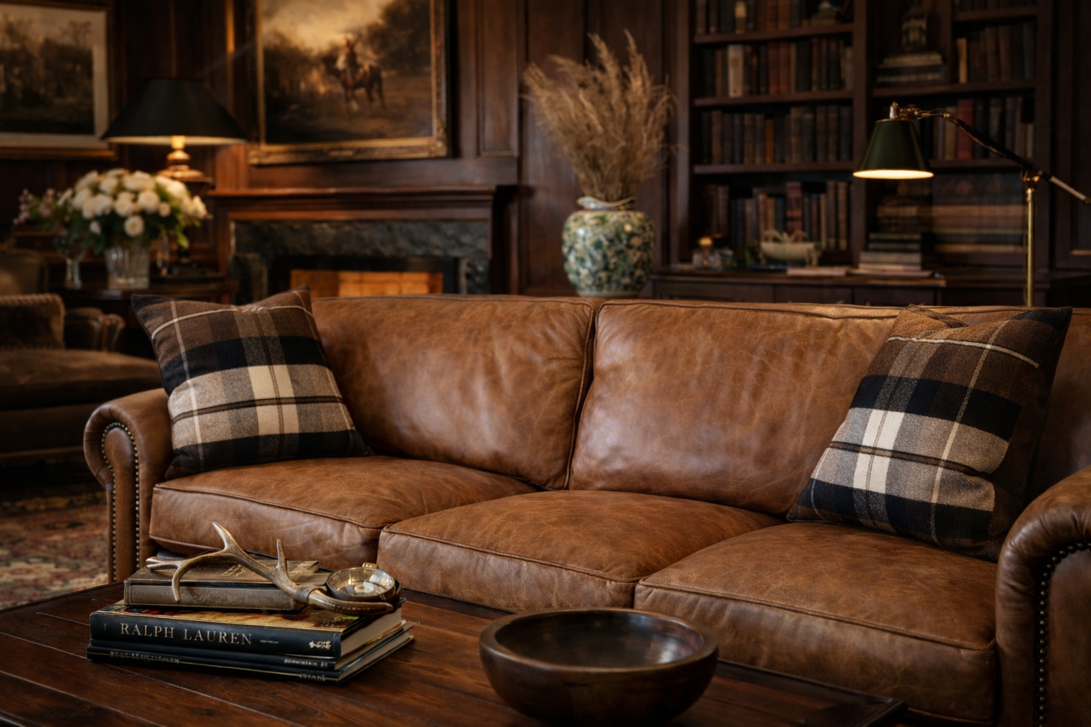 Wexford 24" Knife Edge Plaid Pillow