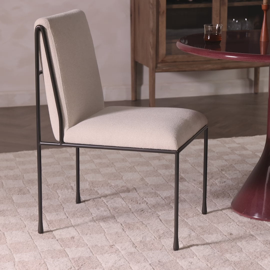 Decker Dining Chair - Crypton Wayfarer Snow - product video